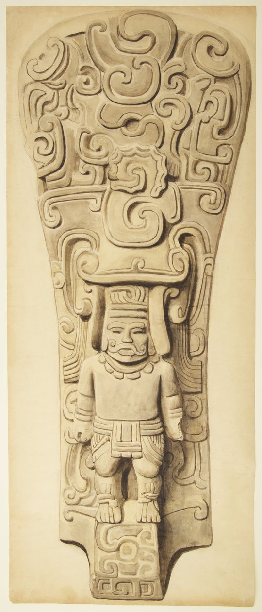 Relieve de piedra de Veracruz, México de Adela Breton