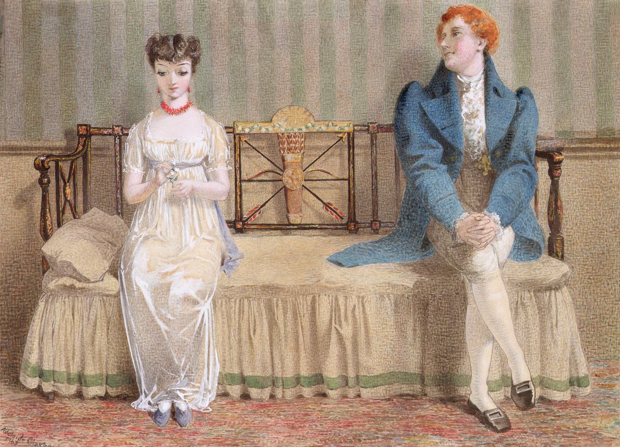 Cortejo, 1868 de Adelaide Claxton