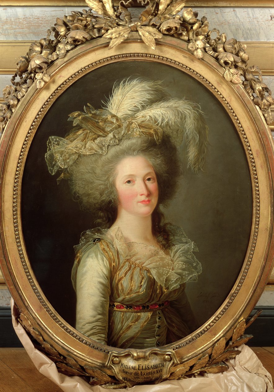 Elisabeth de Francia (1764-94) llamada Madame Elisabeth, 1788 de Adelaide Labille Guiard