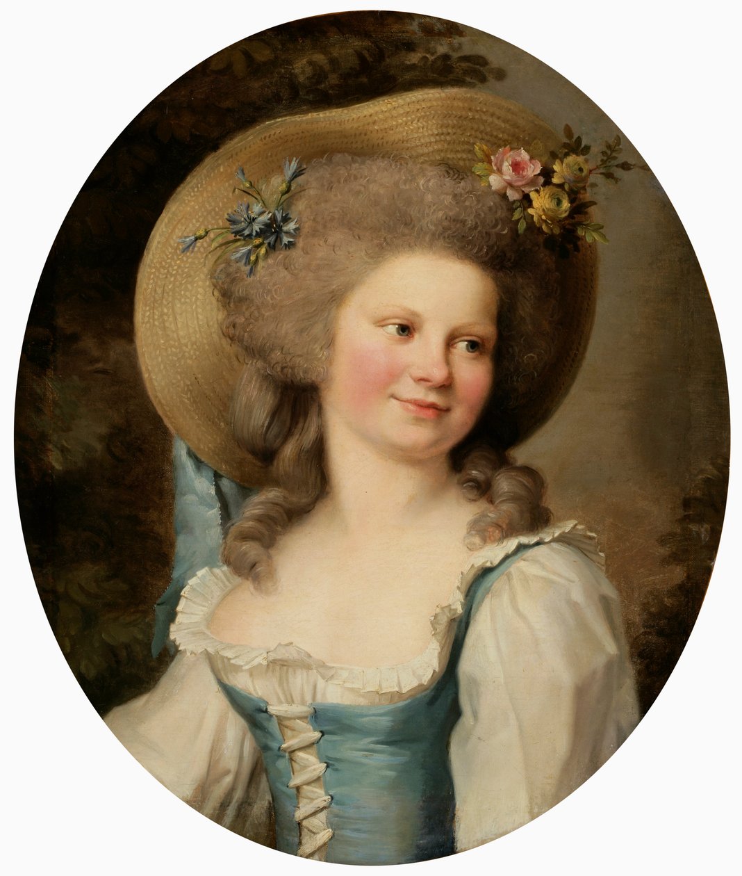 Madame Dugazon 1755-1821 como Babet en la comedia Blaise et Babet, ou la Suite des trois fermiers de Adelaide Labille Guiard