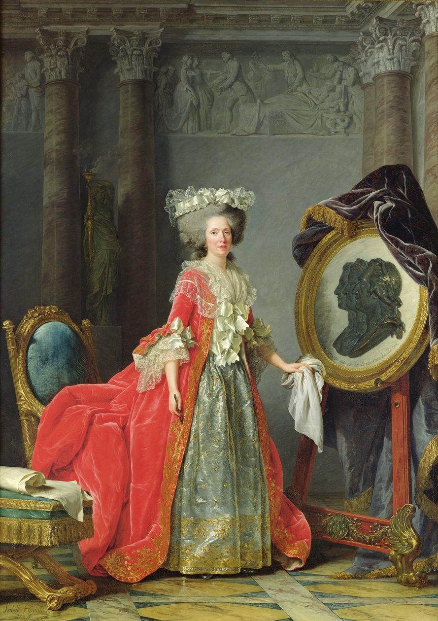 Retrato de Adelaide de Francia de Adelaide Labille Guiard