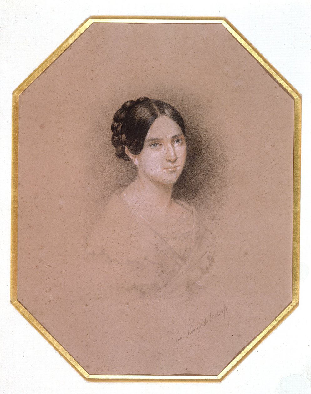 Retrato de Leopoldine Hugo (1824-43) de Adele Julie Hugo