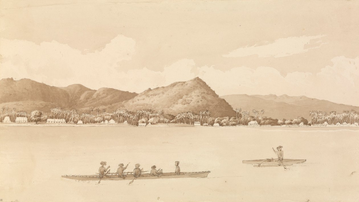Apia Bay, Upolu, NavigatorsIslands [Samoa] 18 de septiembre de 1849 de Admiral Sir Edward Gennys Fanshawe