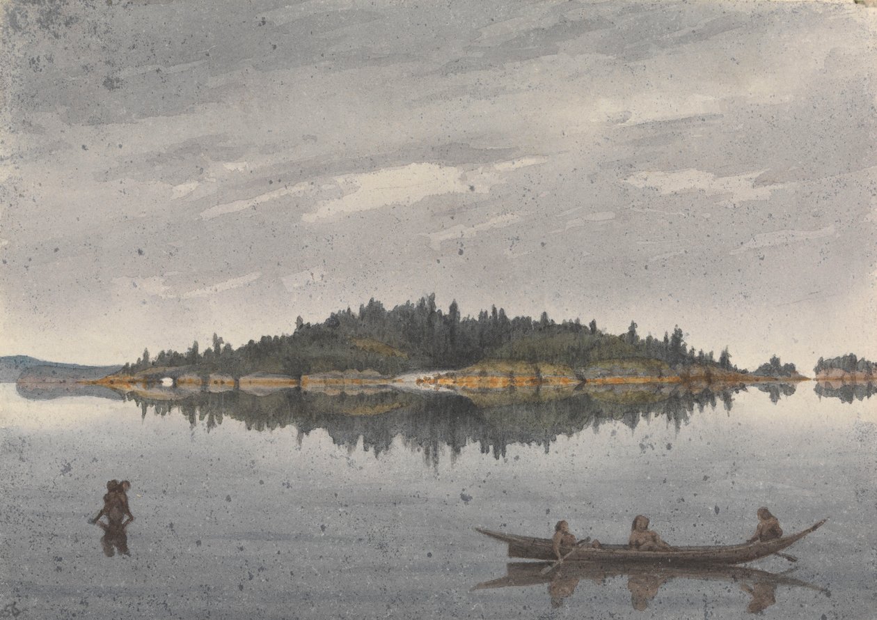 Deer Island, Beaver Harbour, Isla de Vancouver, 15 de julio de 1851 [Canadá]". de Admiral Sir Edward Gennys Fanshawe
