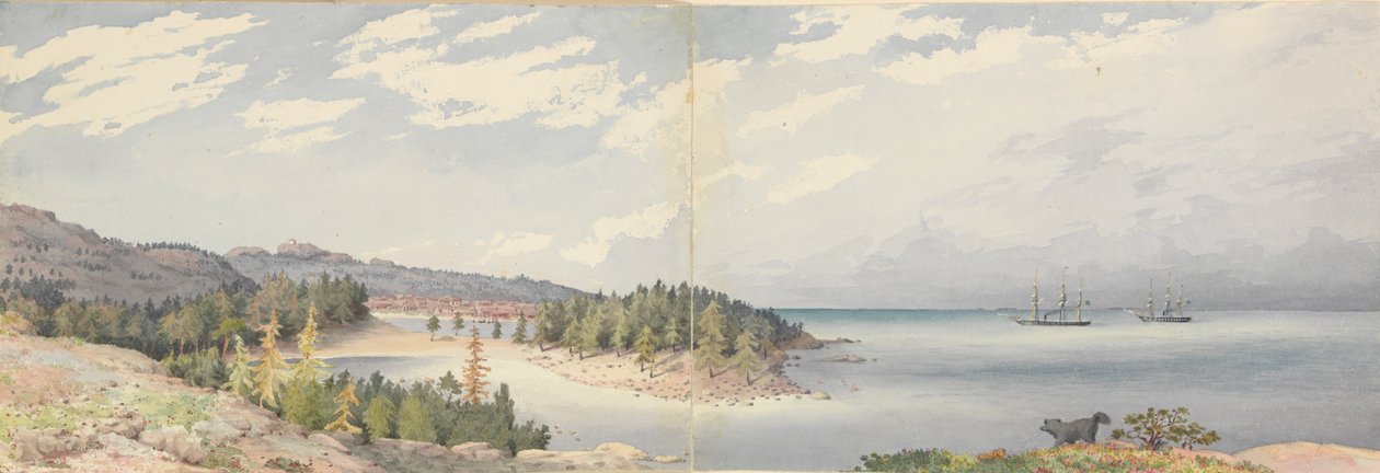 Hogland, 24 de agosto de 1855, Finlandia de Admiral Sir Edward Gennys Fanshawe