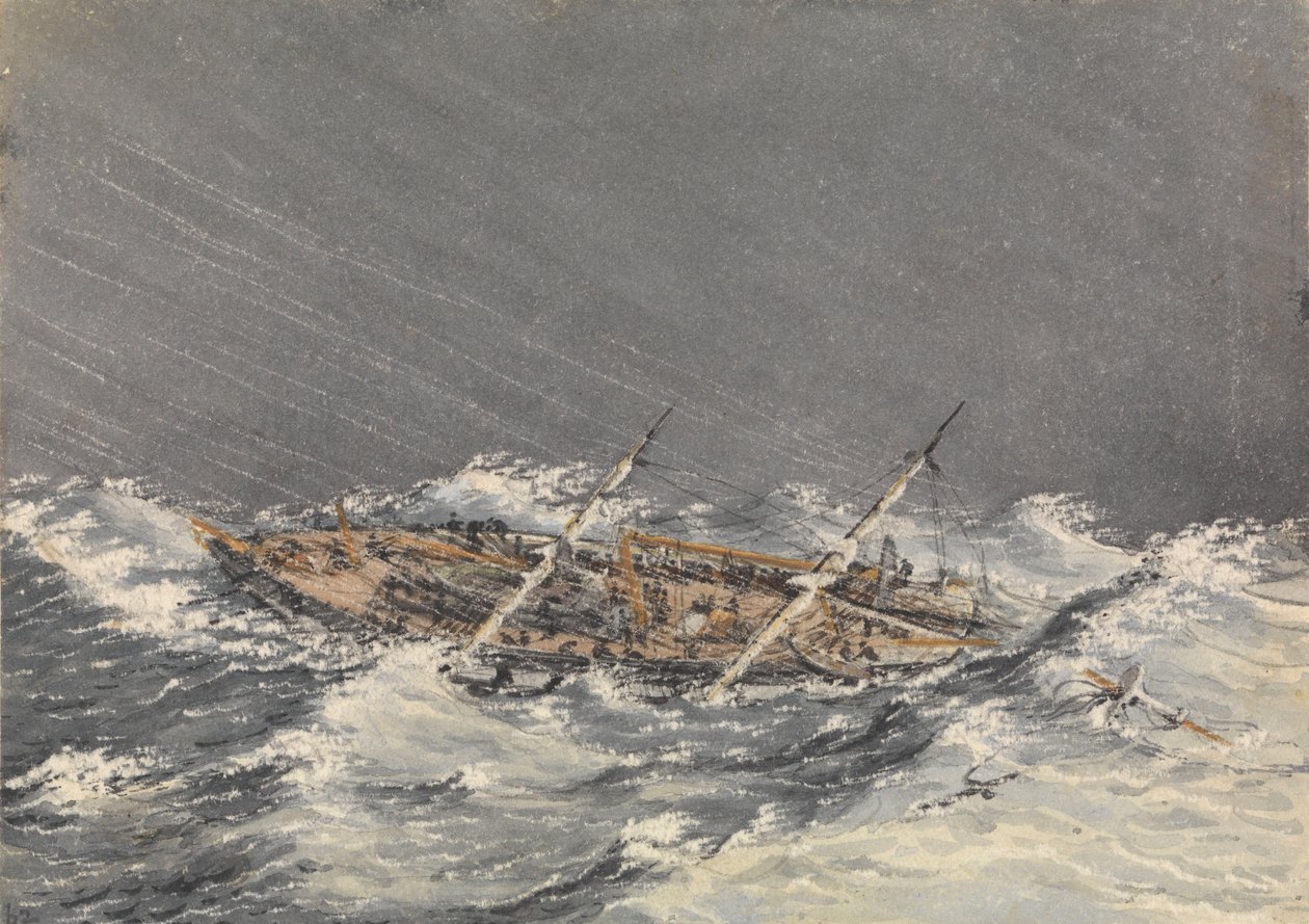 Tormenta en Mazatlán [México], 28 de octubre de 1851. de Admiral Sir Edward Gennys Fanshawe