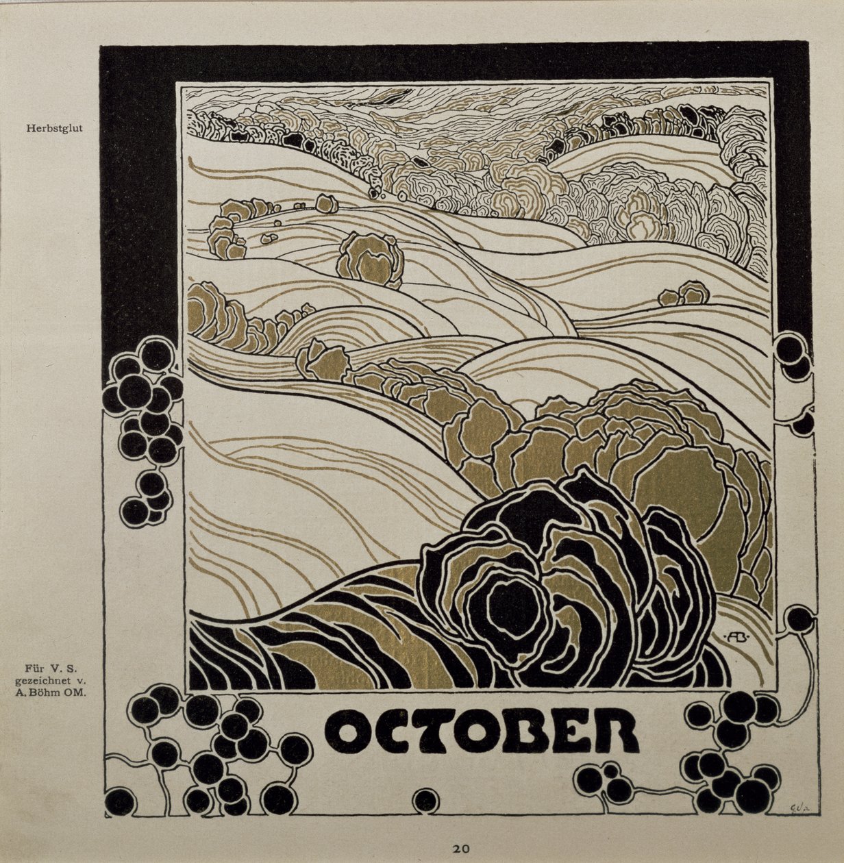 Octubre, 1901 de Adolf Bohm