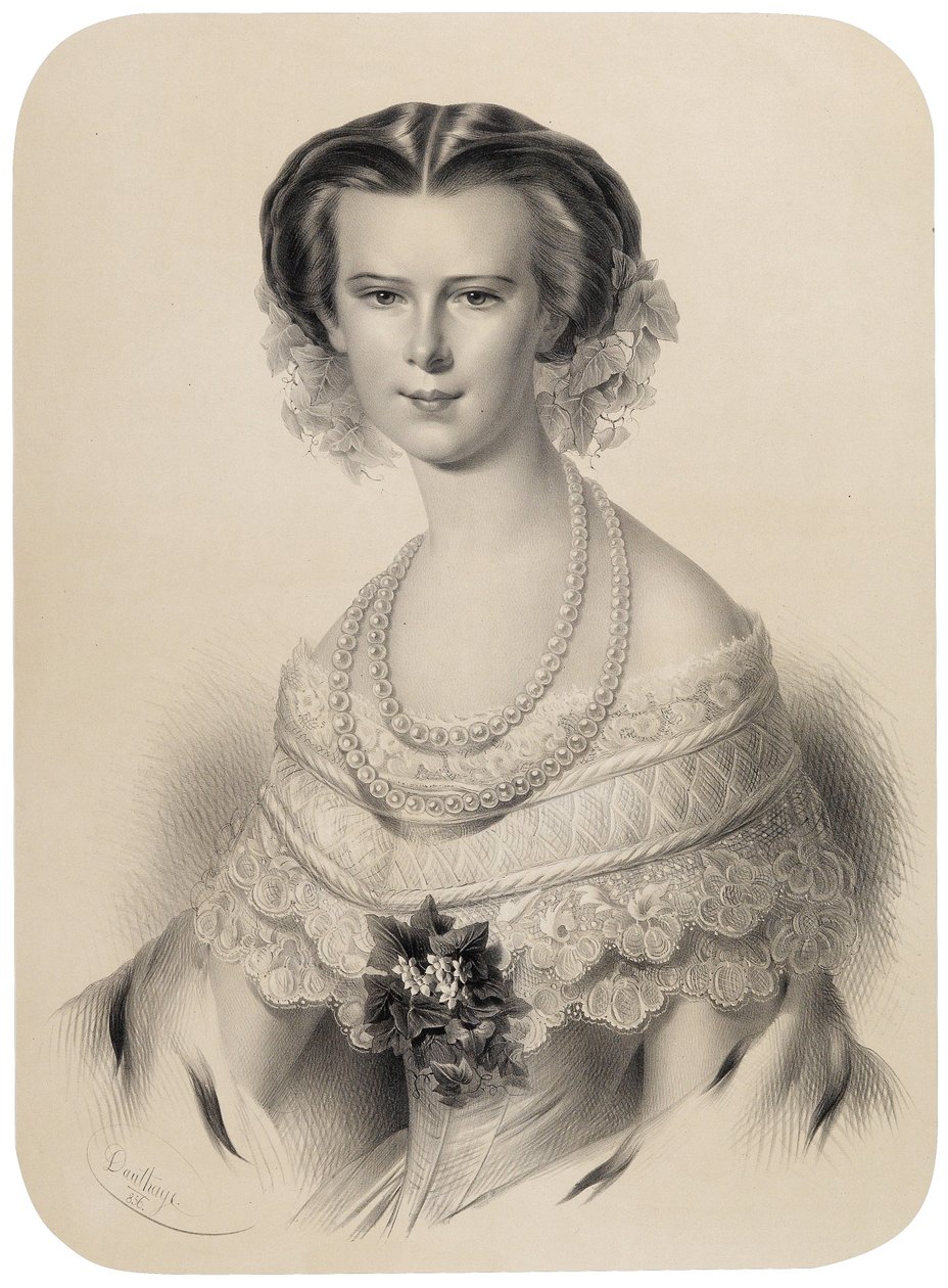 Retrato de la joven emperatriz de Adolf Dauthage