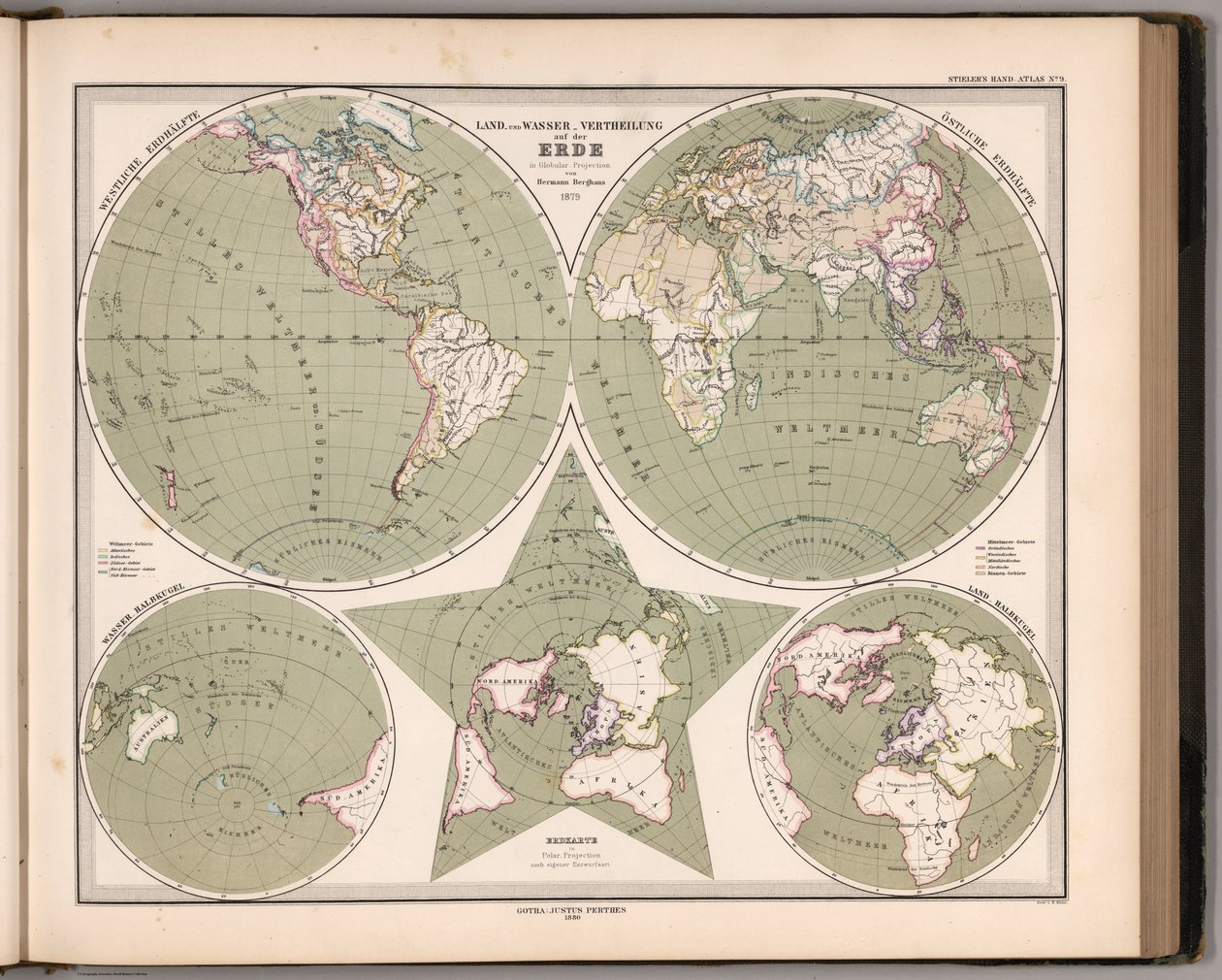 Atlas manual sobre todas las partes de la tierra y la estructura mundial (2761016) de Adolf Stieler
