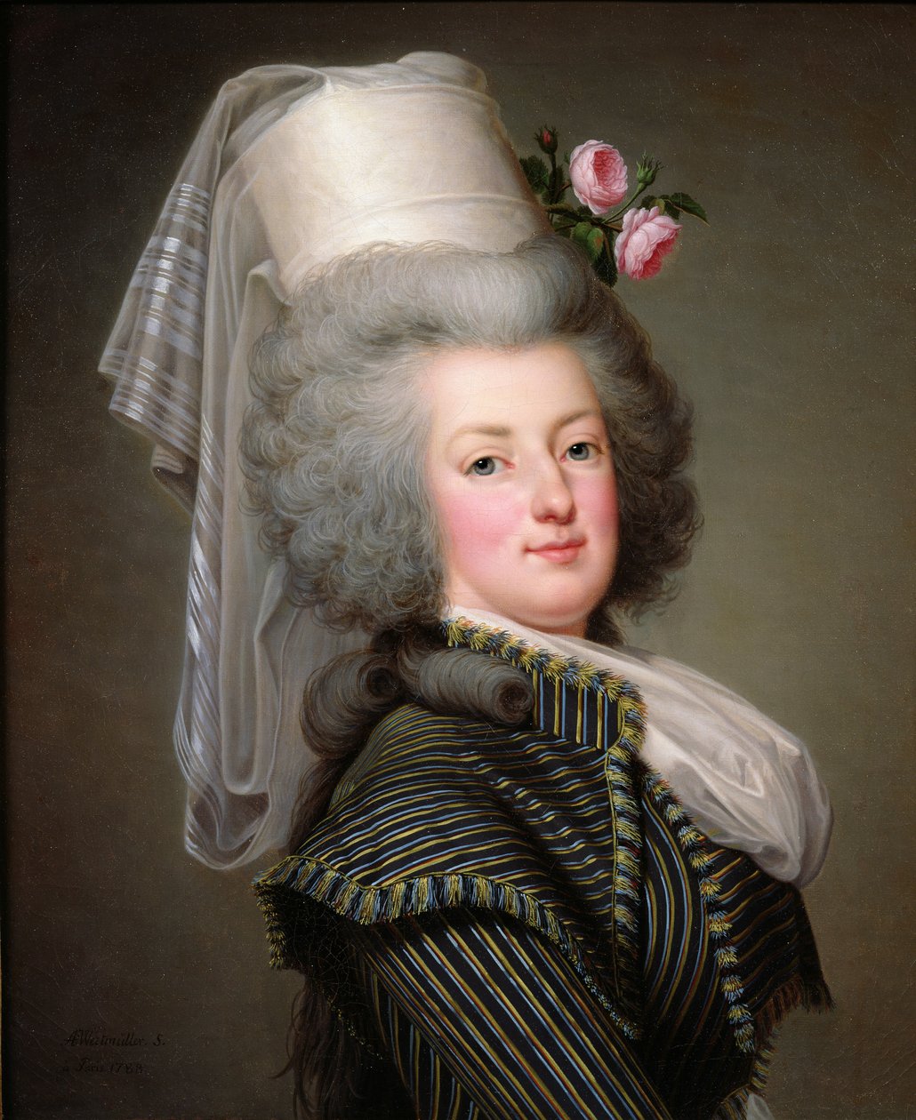 María Antonieta (1755-93) de Habsburgo-Lorena, Archiduquesa de Austria, Reina de Francia y Navarra, 1788 de Adolf Ulrich Wertmuller