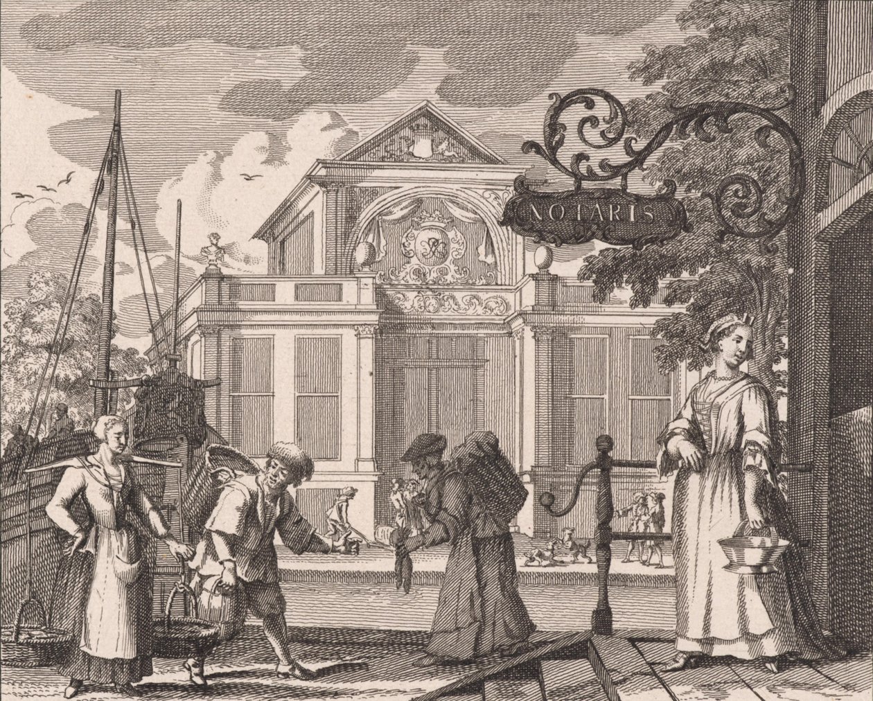 «Diep watersz: strand: staaten en andere bockom» (n.º 15 de la serie sobre la pesca del arenque) de Adolf van der Laan