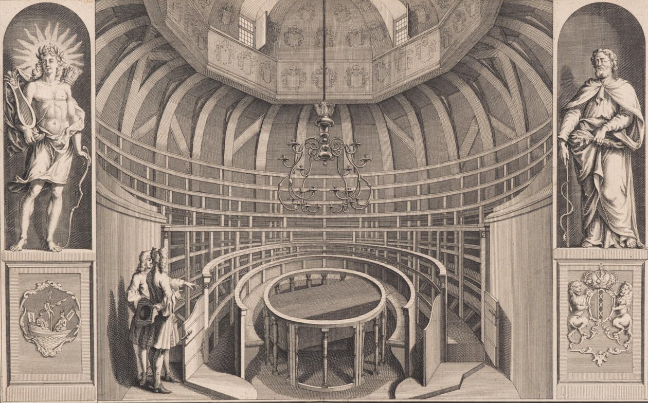 Teatro anatómico en el Waaggebouw de Adolf van der Laan