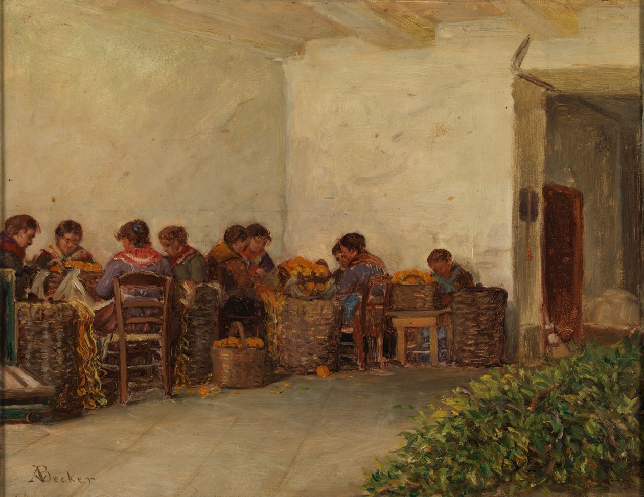 Las Mujeres Rurales de Adolf von Becker