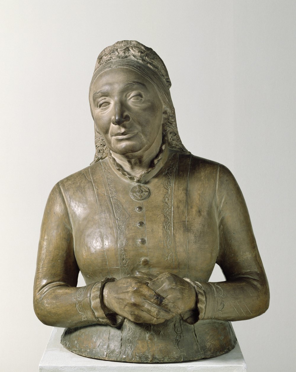 Retrato de Marie Fielder (1819-1901), 1882 de Adolf von Hildebrand