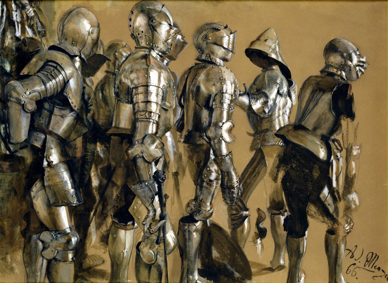 Armadura, 1866 de Adolph Menzel