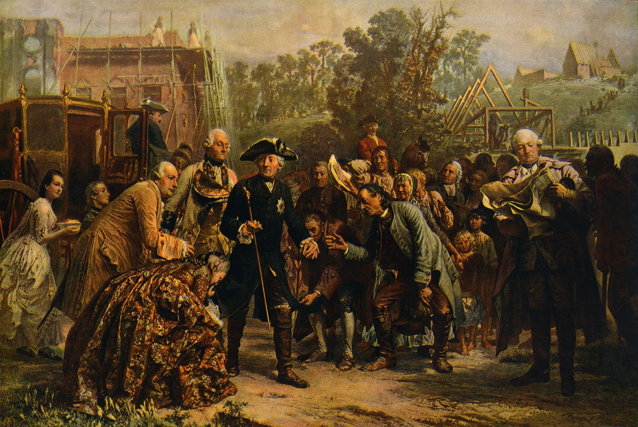 Federico el Grande en de Adolph Menzel