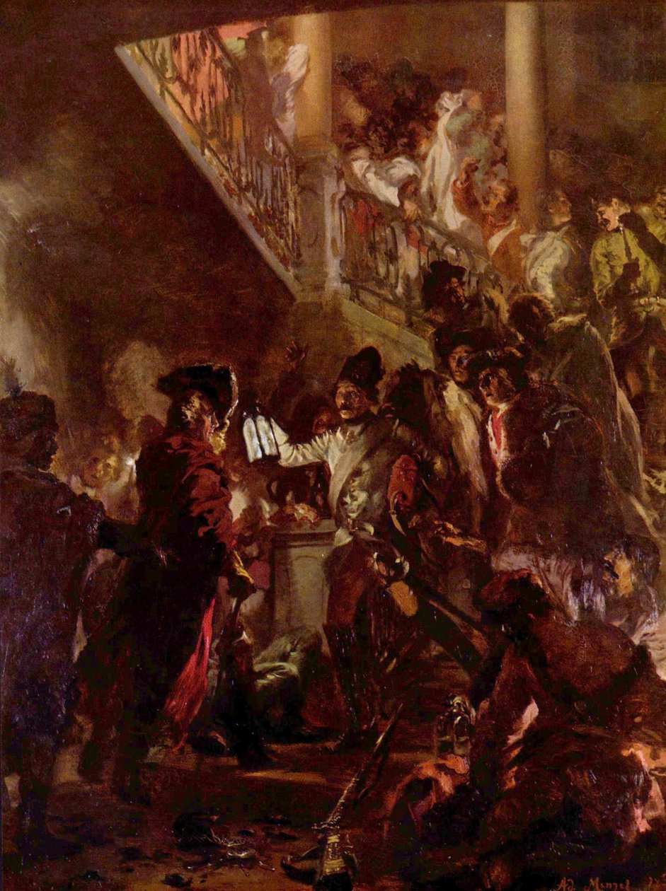 Buenas noches, señores de Adolph Menzel