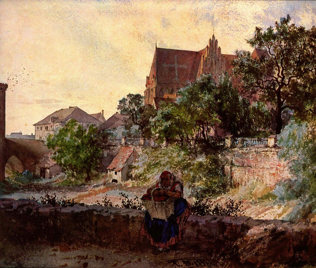 Iglesia de San Pedro y San Pablo, Strzegom de Adolph Menzel
