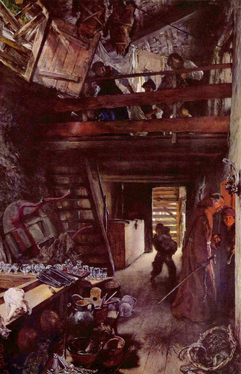 Cocina en Hofgastein de Adolph Menzel