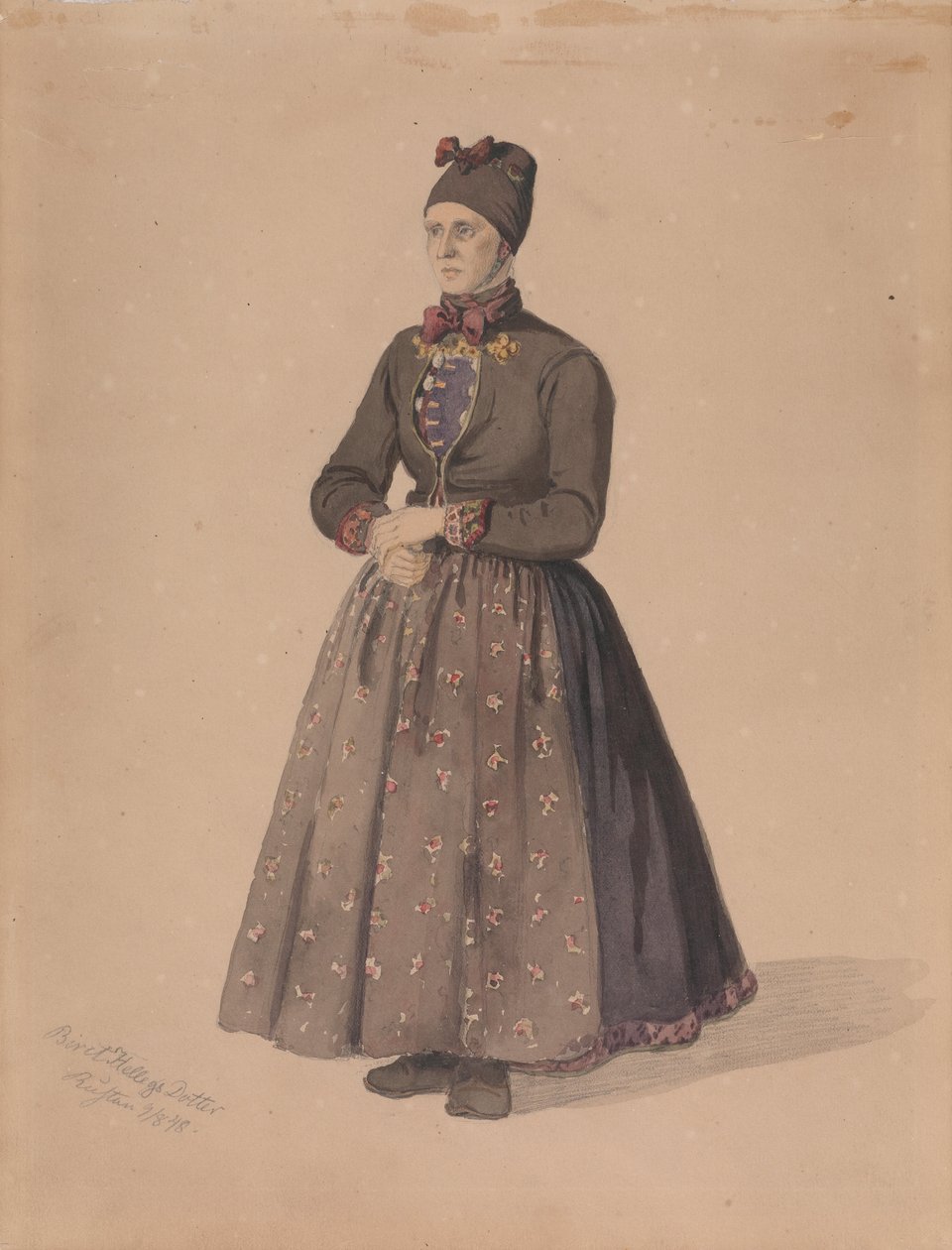 Biret Hellegsdotter, Rustan, Flesberg de Adolph Tidemand