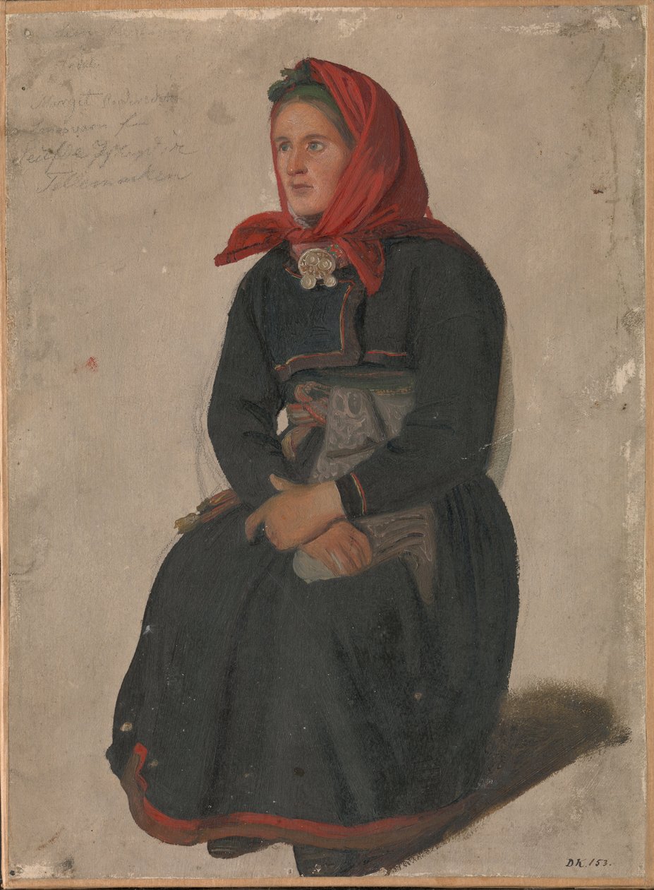 Campesina de Telemark de Adolph Tidemand