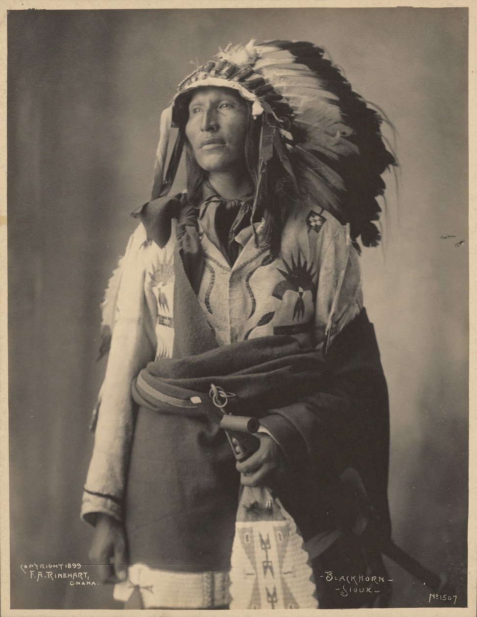 Blackhorn, Sioux de Adolph F. Muhr