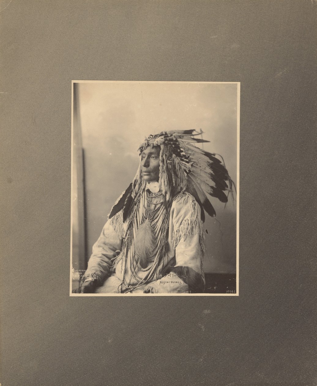 Kill Spotted Horse, Assiniboines de Adolph F. Muhr