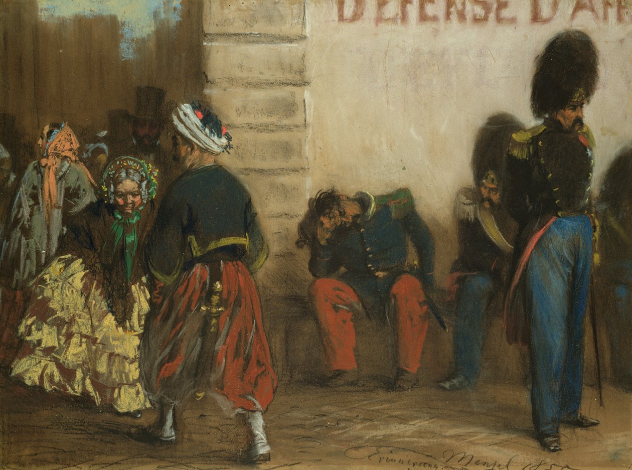 Memoria de París, 1855 de Adolph Menzel