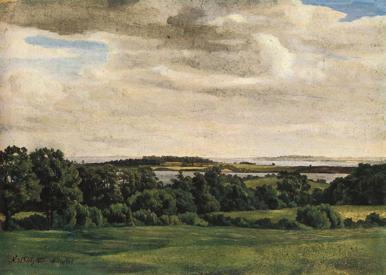 Alemán: Holsteinische Landschaft de Adolph Friedrich Vollmer