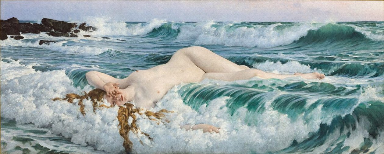 Afrodita, circa 1893 de Adolf Hiremy Hirschl