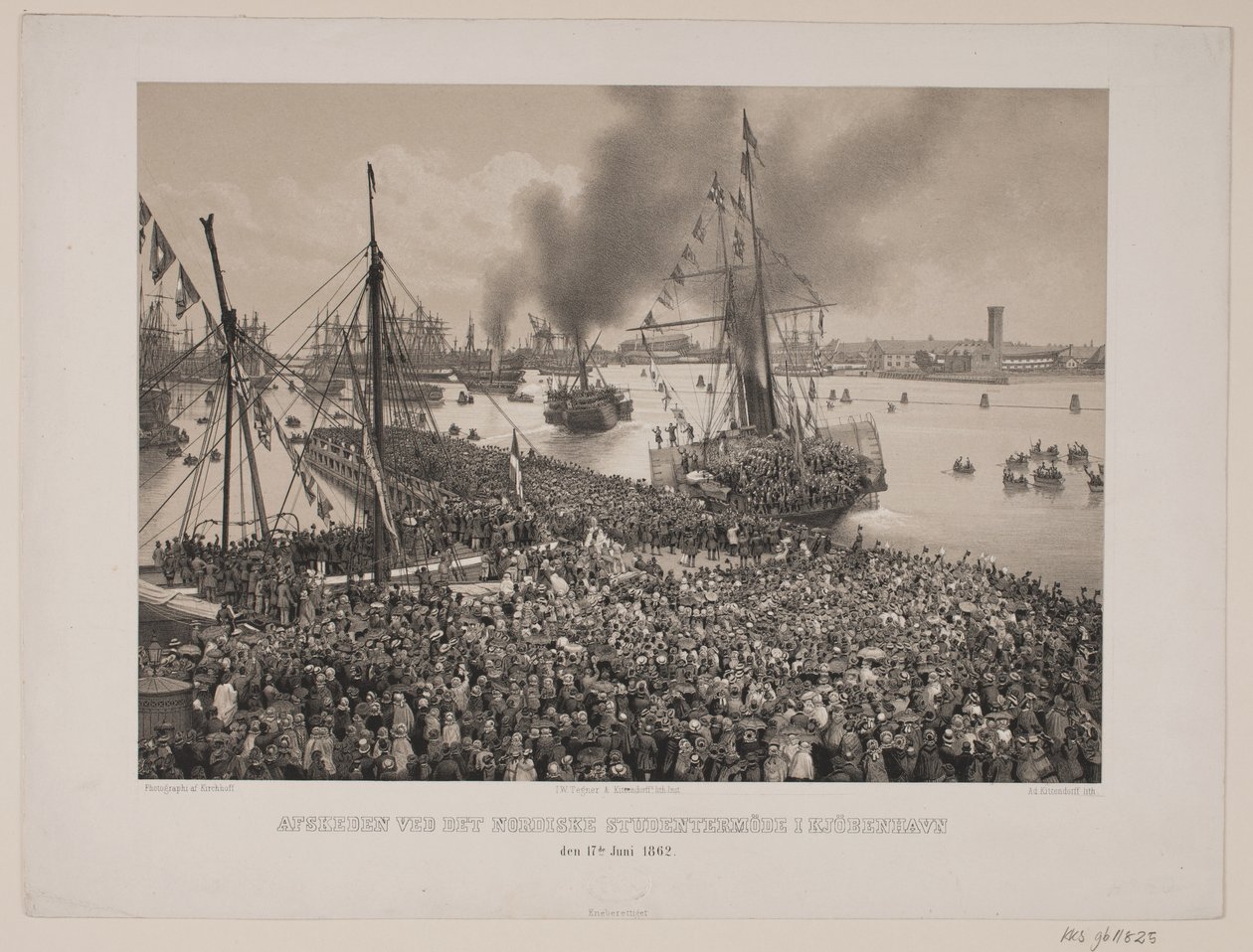 Despedida en el encuentro de estudiantes nórdicos en Copenhague de Johan Adolph Kittendorff
