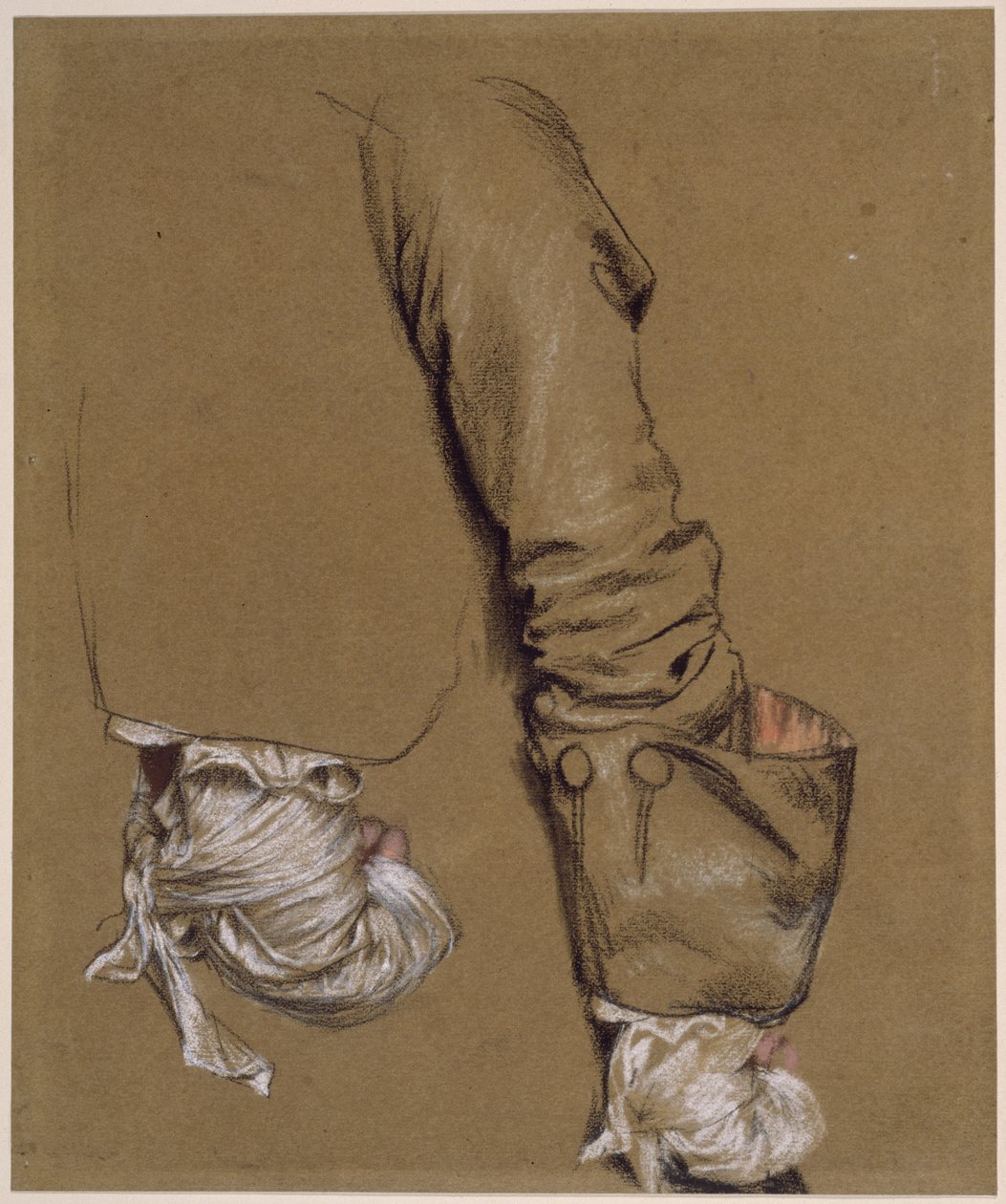 Brazo y mano unida de Adolph Menzel