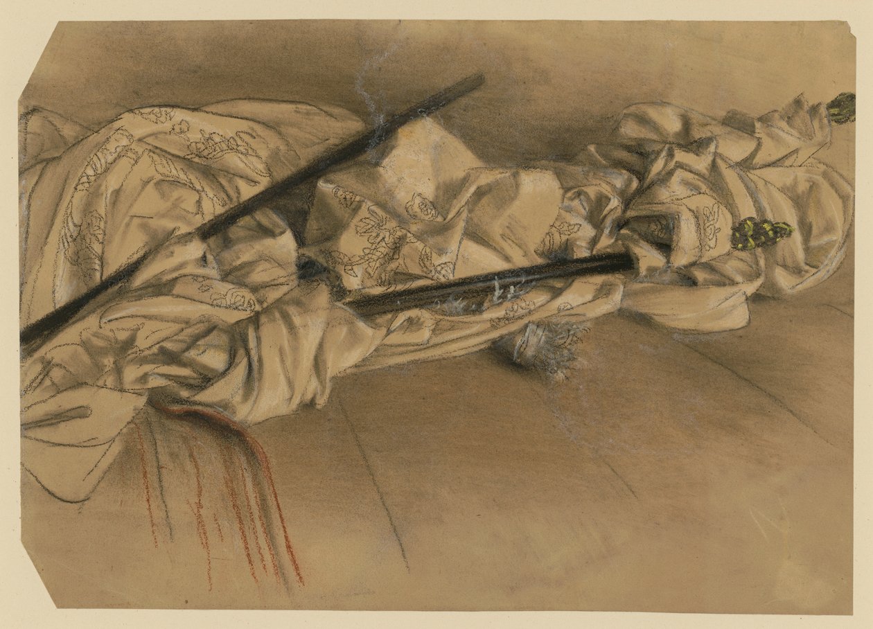 Dosel enrollado con varillas de soporte de Adolph Menzel