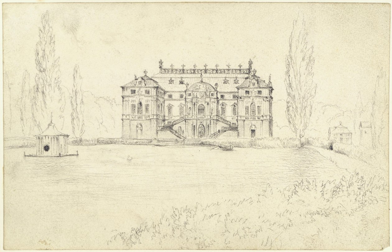 El palacio del Gran Jardín de Dresde de Adolph Menzel