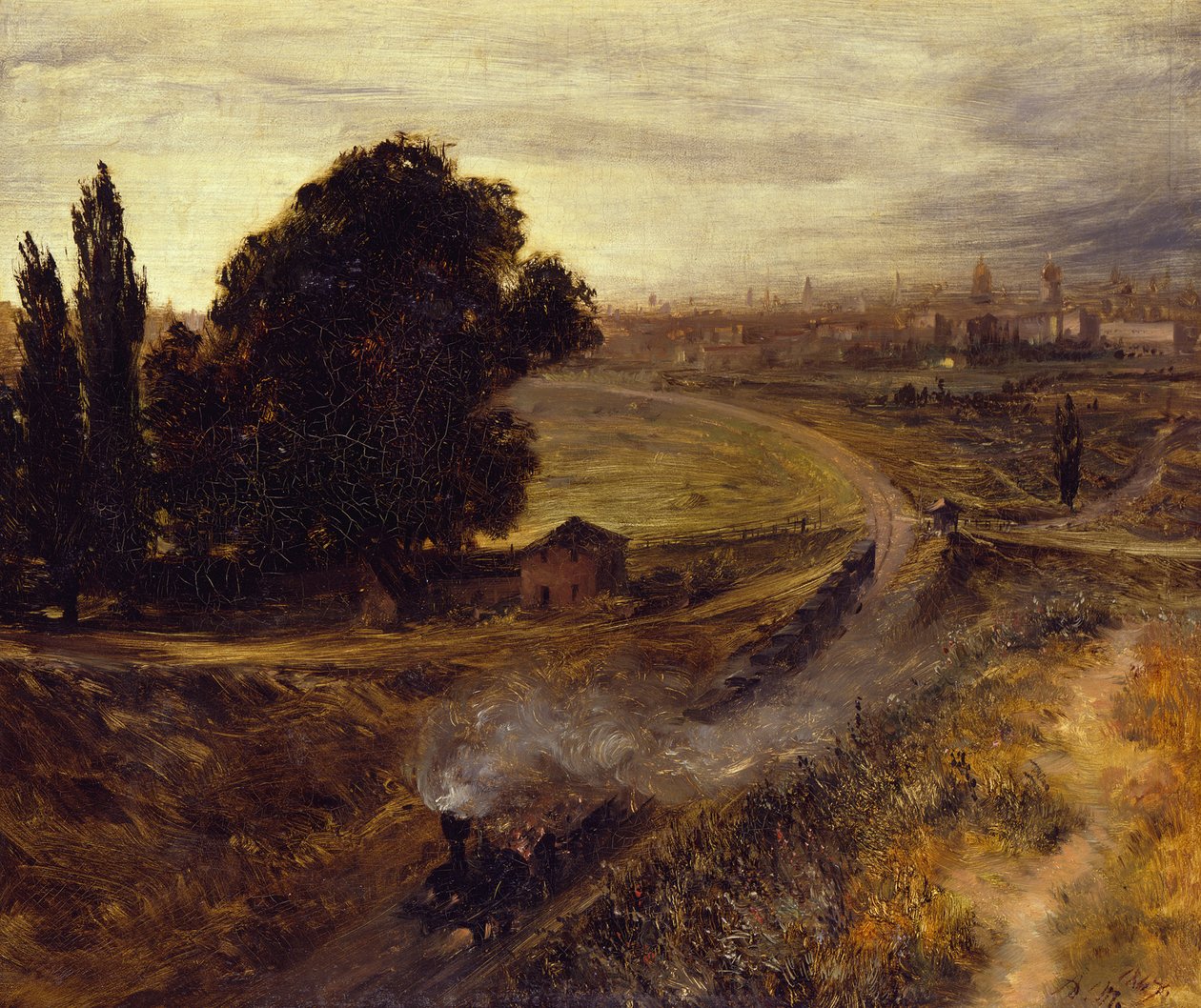 El ferrocarril Berlín-Potsdam de Adolph Menzel