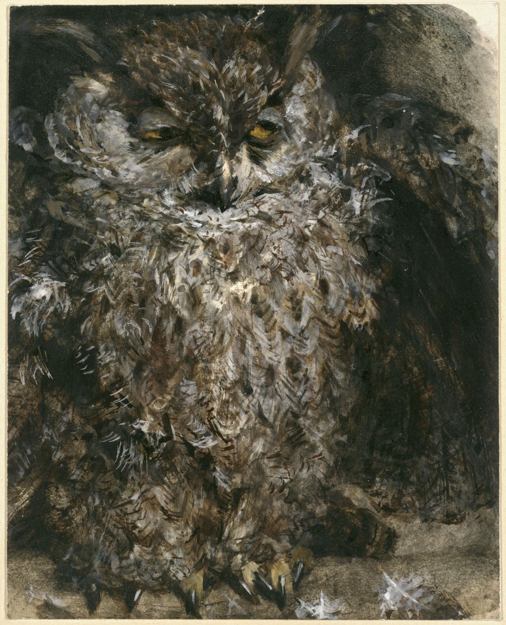 El búho chico. Del «Álbum infantil» de Adolph Menzel