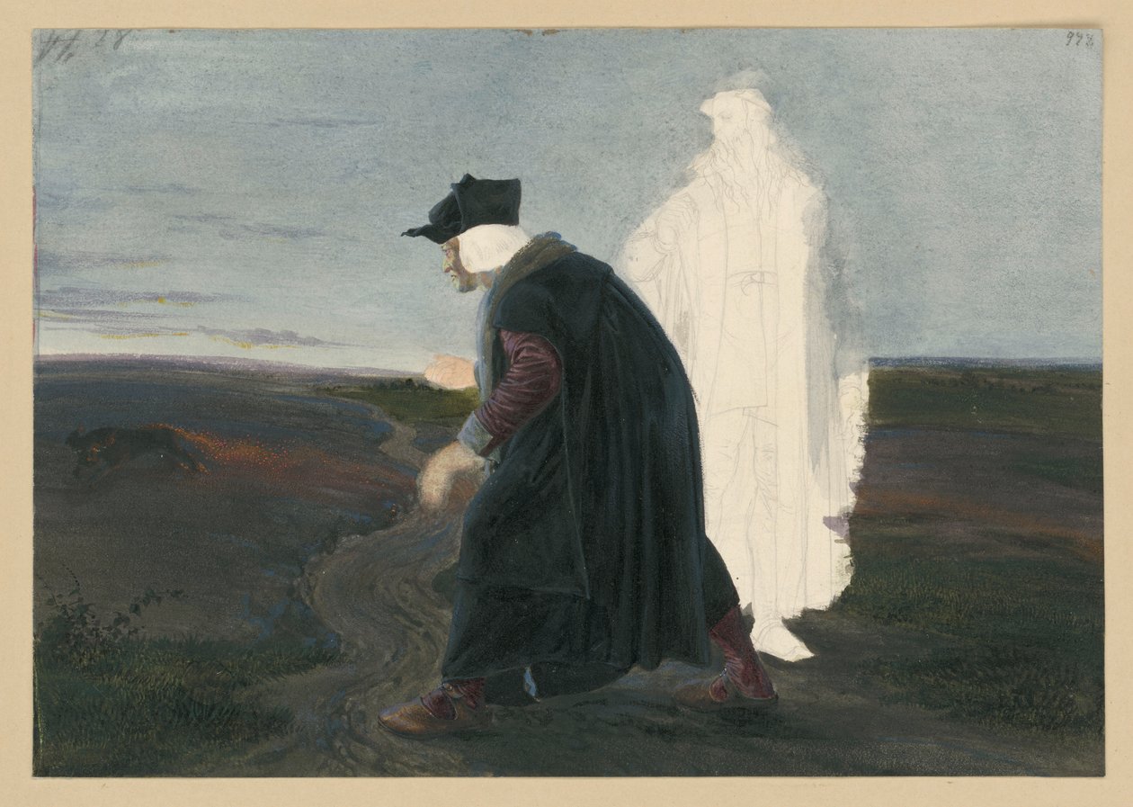 Fausto y Wagner de Adolph Menzel
