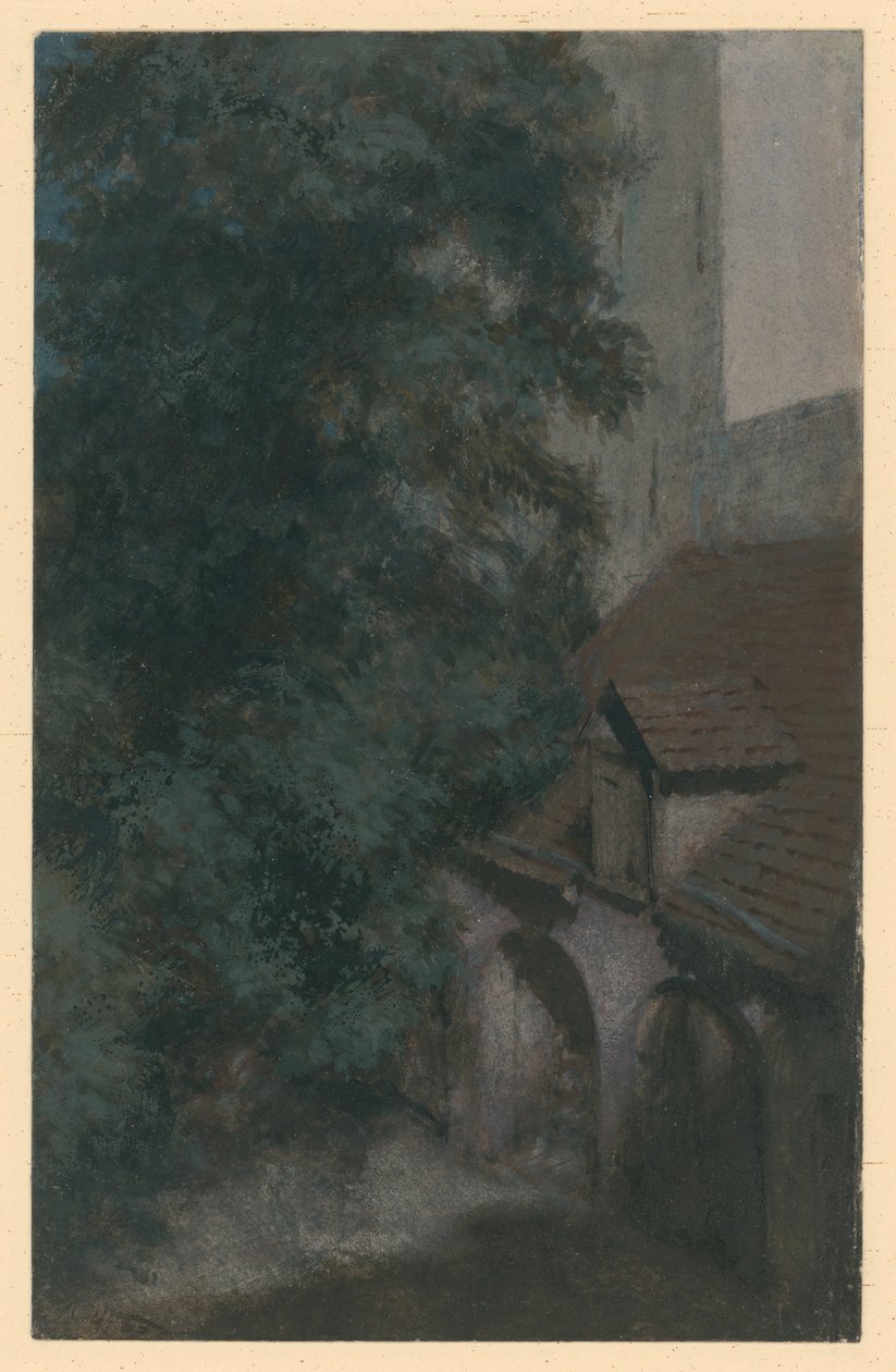 A la luz de la luna de Adolph Menzel