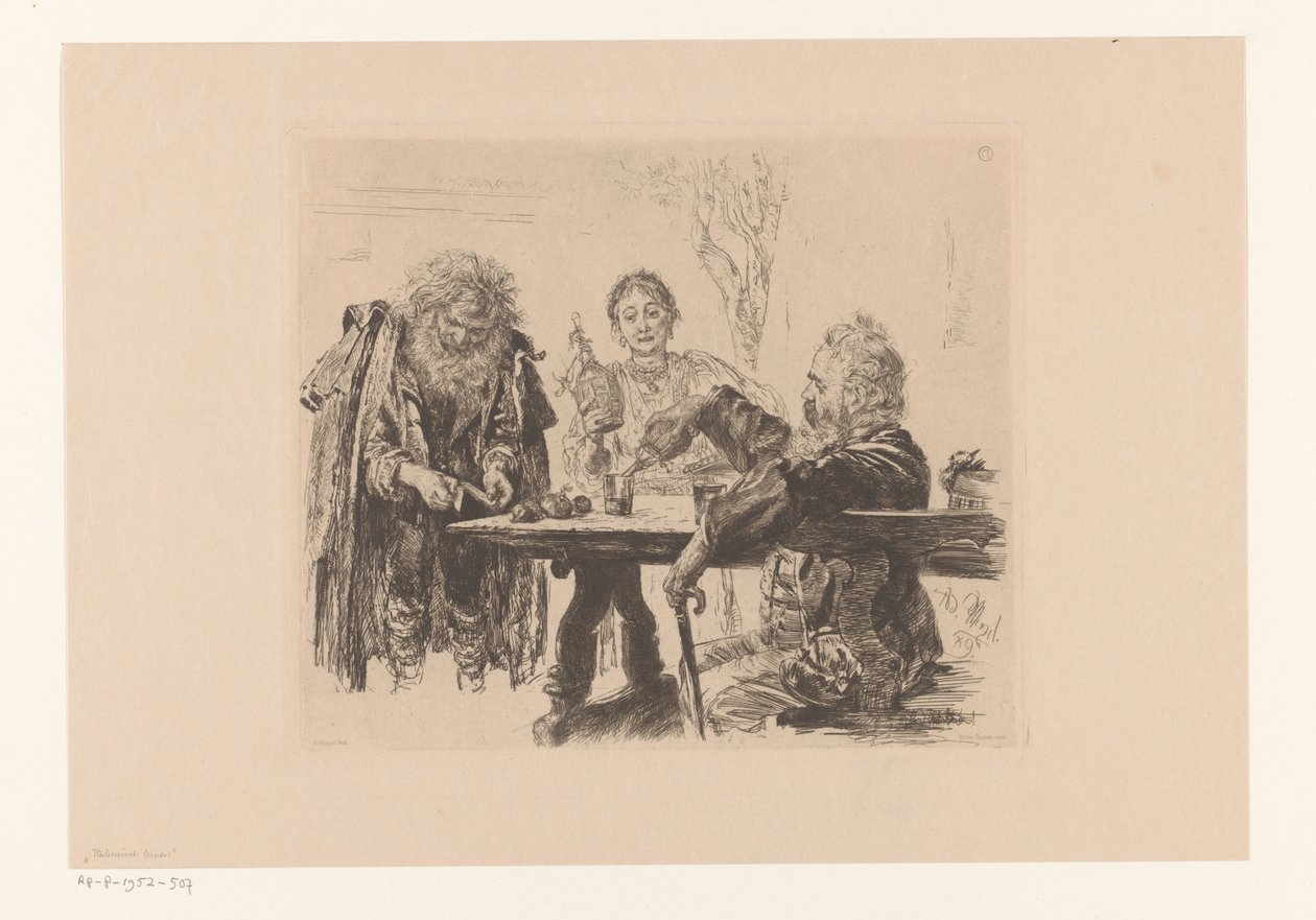Aprender italiano de Adolph Menzel