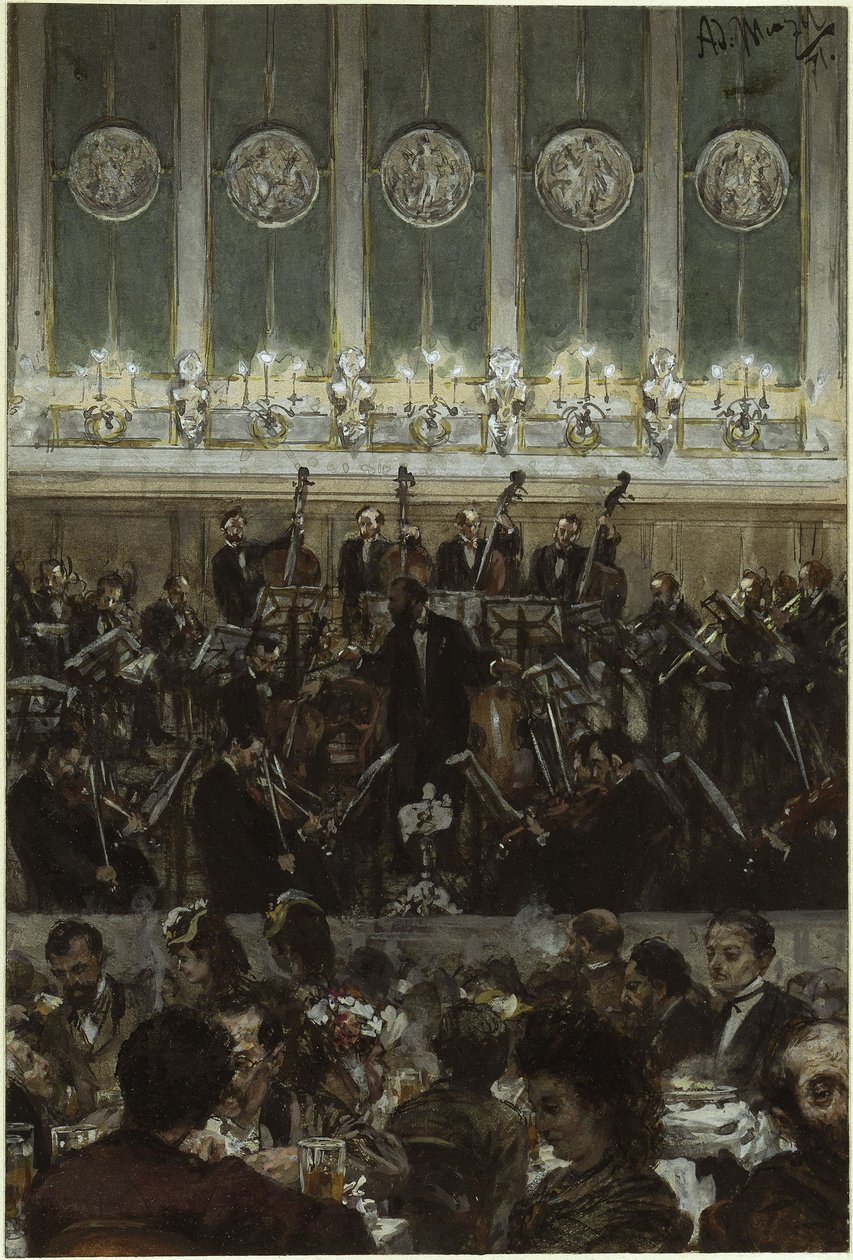 Concierto en Bilse de Adolph Menzel