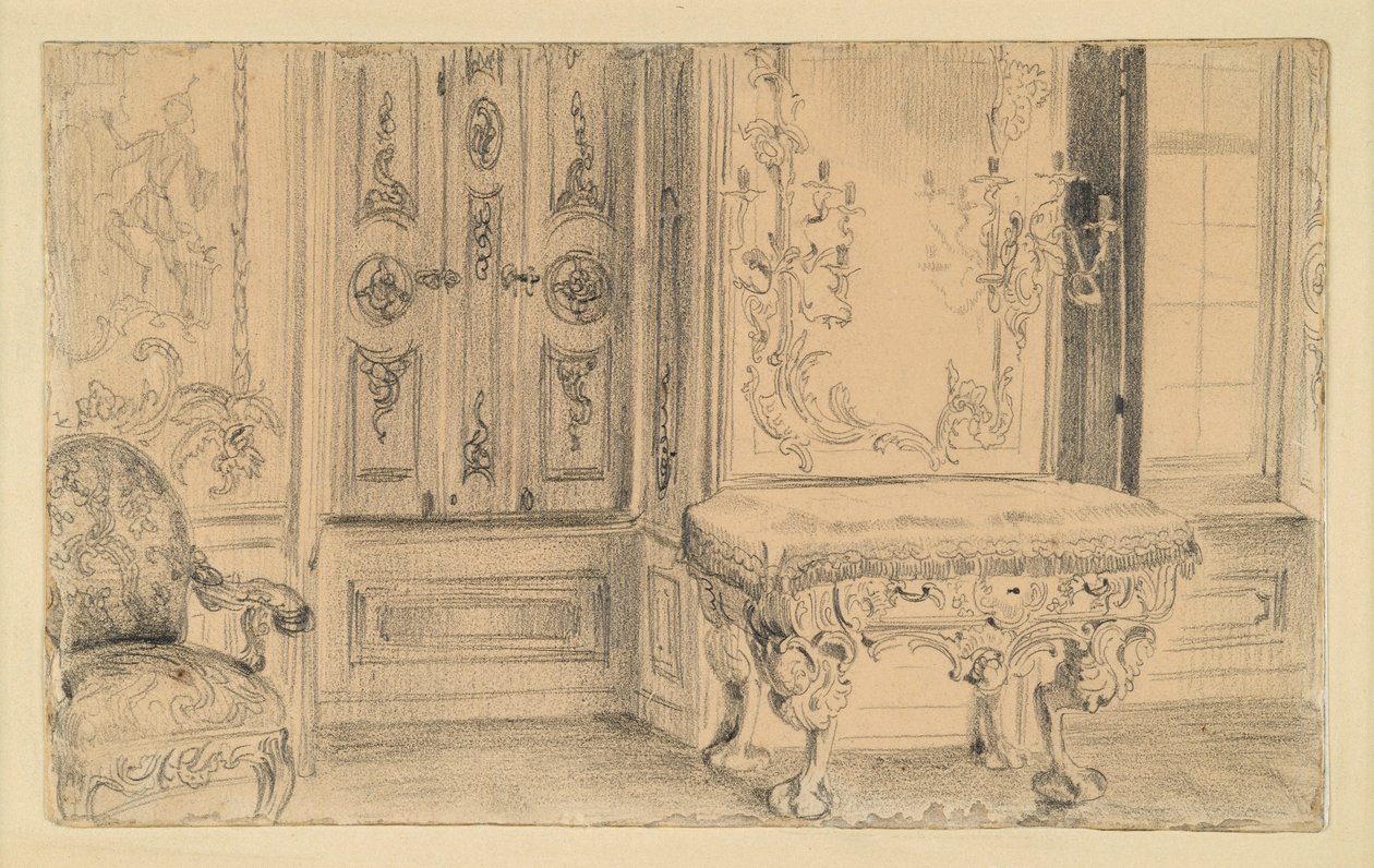 Sala de conciertos del Palacio Municipal de Potsdam de Adolph Menzel