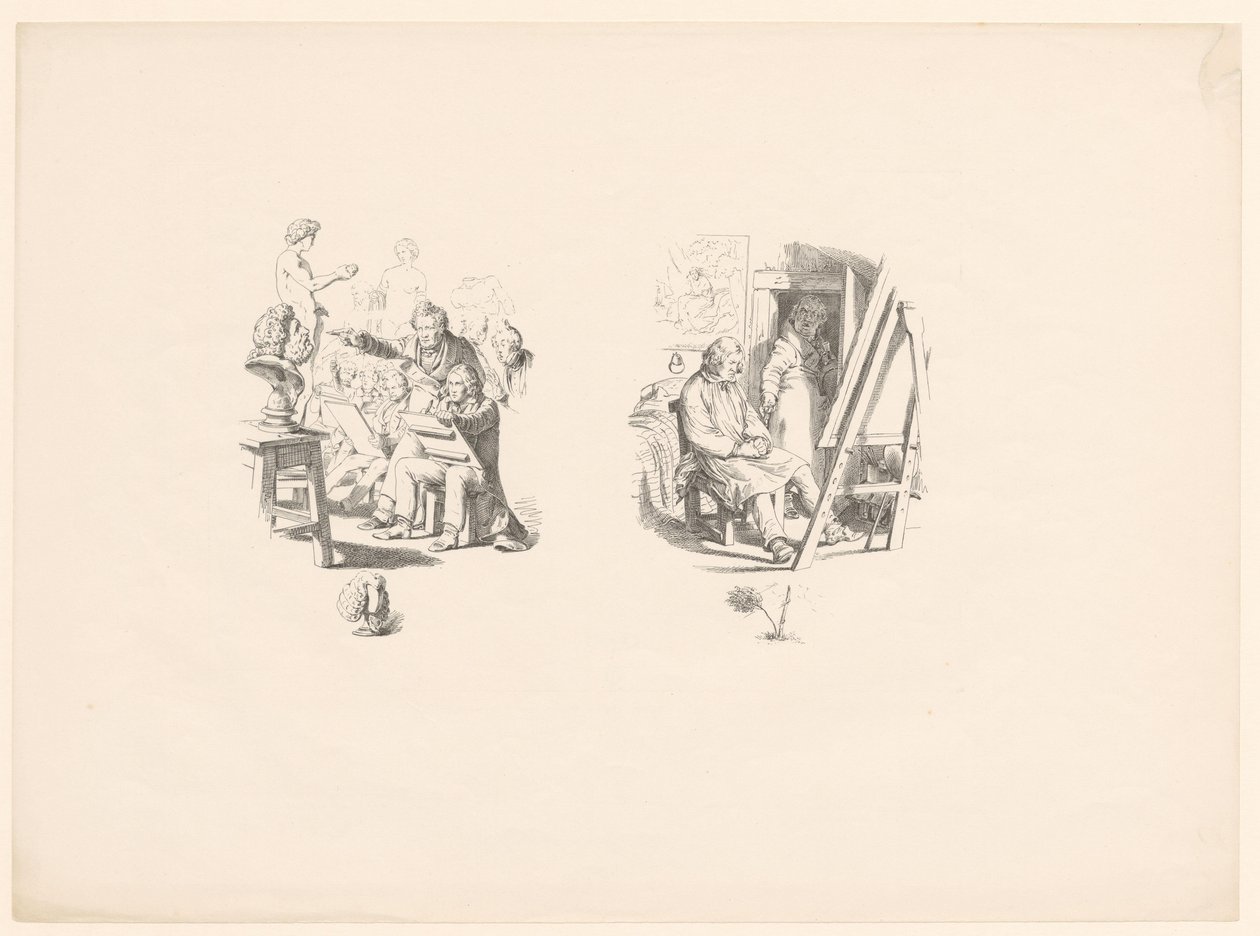 Artista en formación de Adolph Menzel