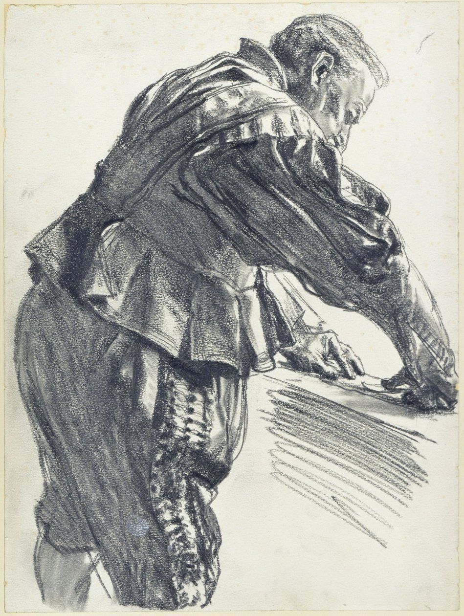 Maqueta con un traje de gala del príncipe elector Juan Jorge I de Sajonia, expuesta en el Museo Histórico de Dresde de Adolph Menzel