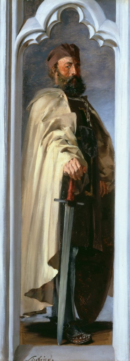 Siegfried von Feuchtwangen, Gran Maestre de los Caballeros Teutónicos, 1846 de Adolph Menzel