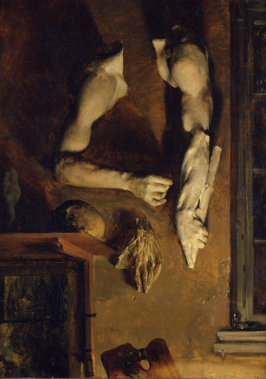 Estudio Wall de Adolph Menzel