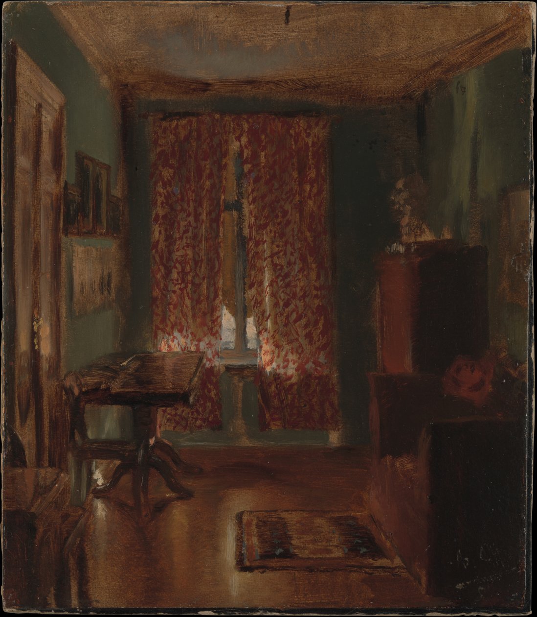 El salón del artista en la Ritterstrasse de Adolph Menzel