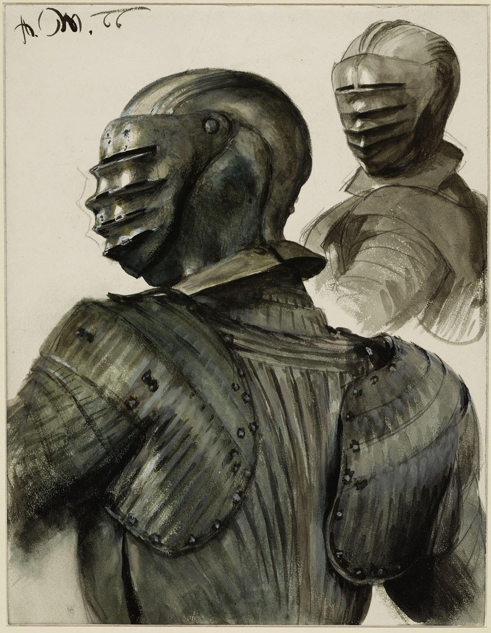 Dos armaduras de Adolph Menzel