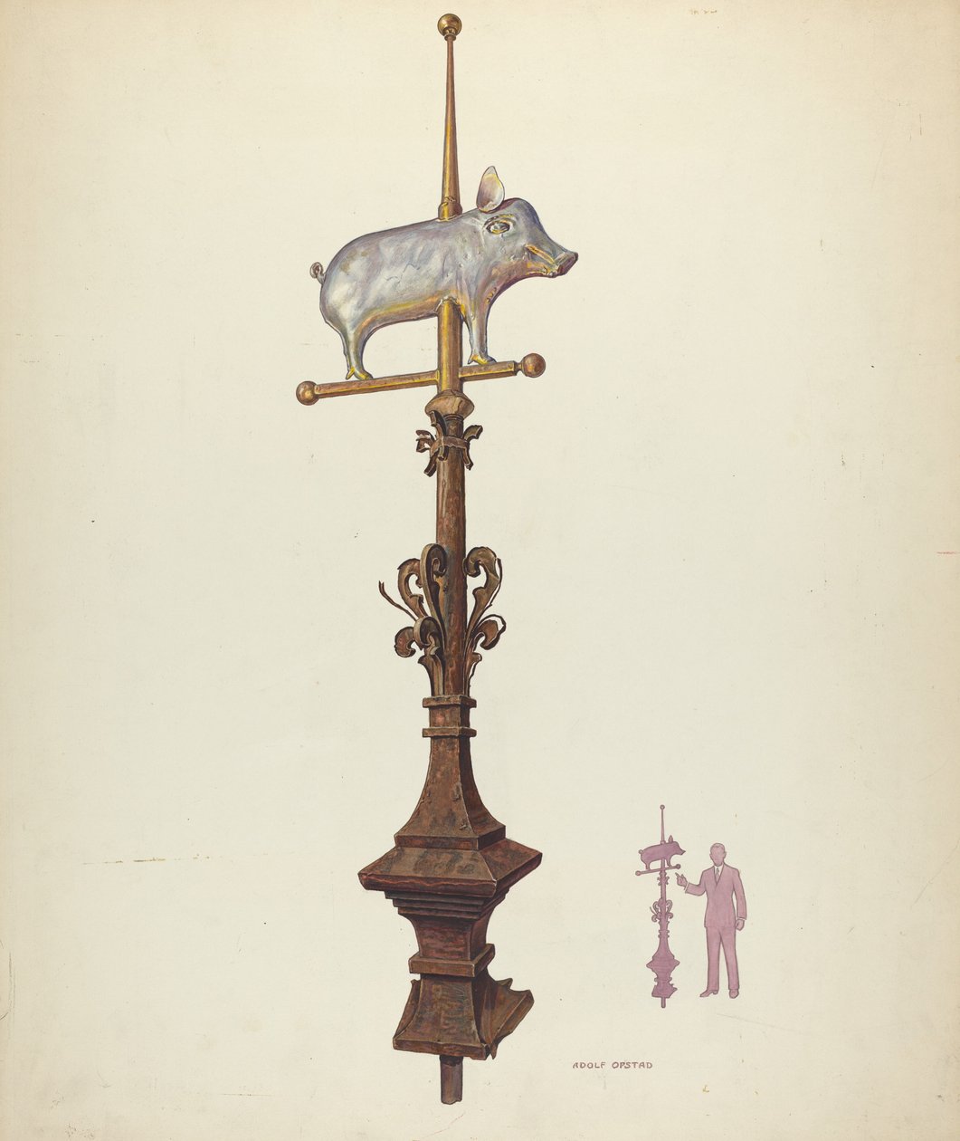 Remate de Veleta, c. 1941 de Adolph Opstad
