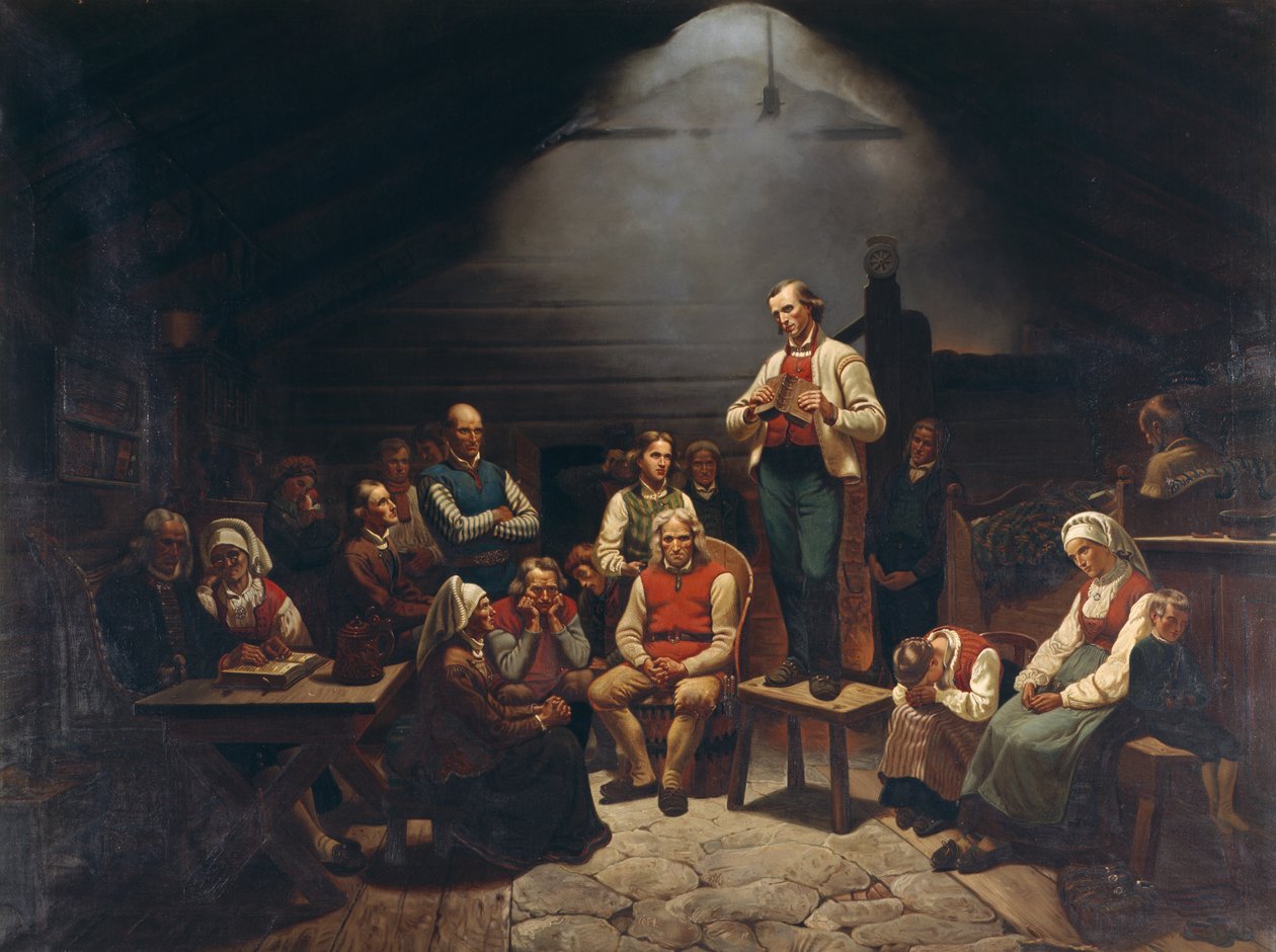 Haugianer de Adolph Tidemand