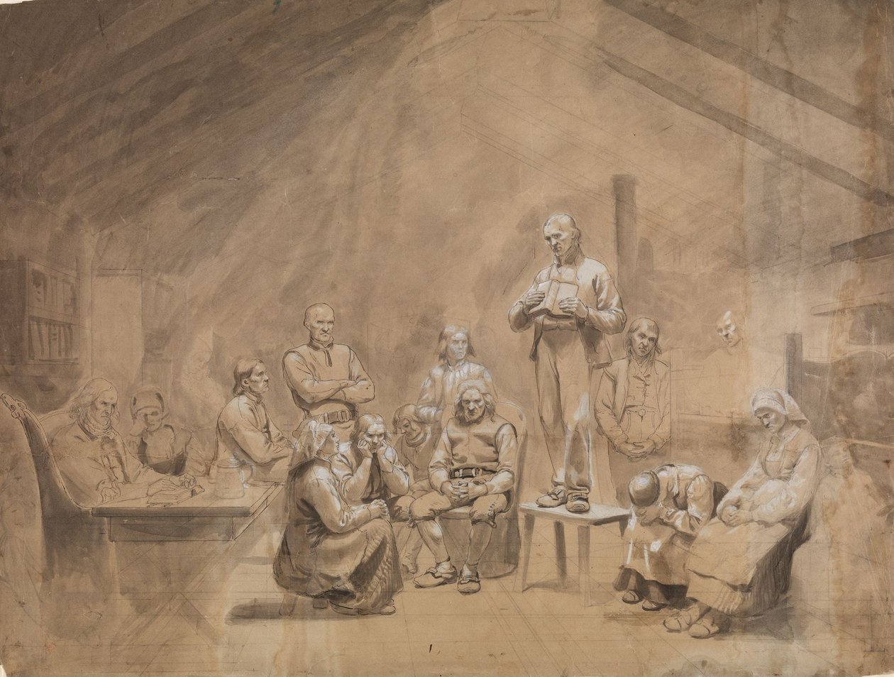 Los haugianos de Adolph Tidemand